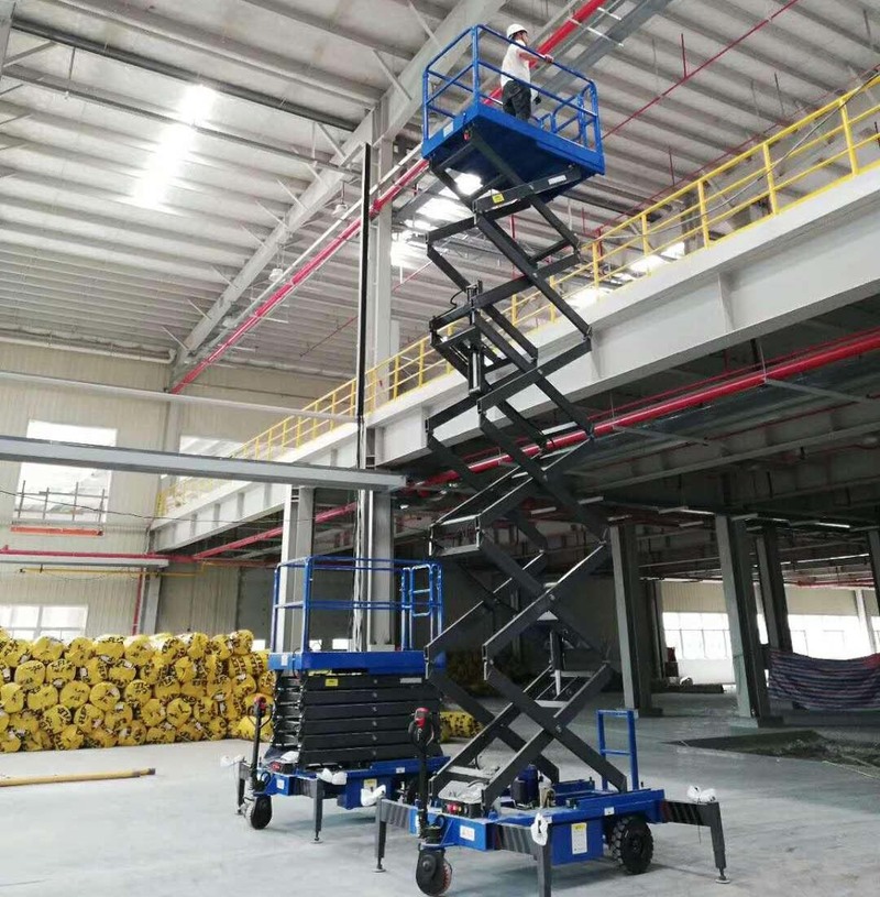 金华助力行走剪叉式高空作业平台